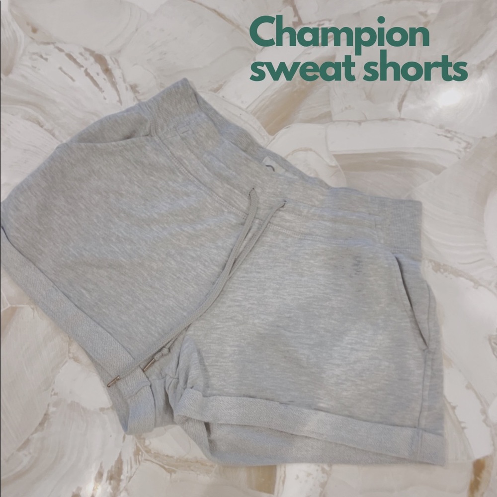 Champion gray sweat shorts! Size small